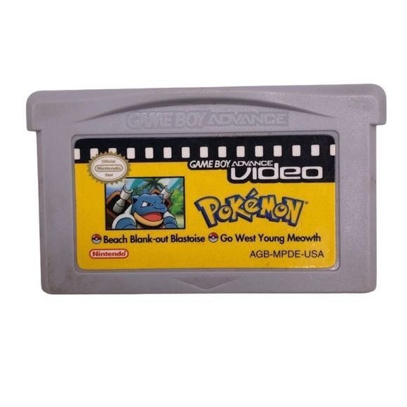 Nintendo Other - Game Boy Advance Video Pokémon Beach Blank-Out Blastoise